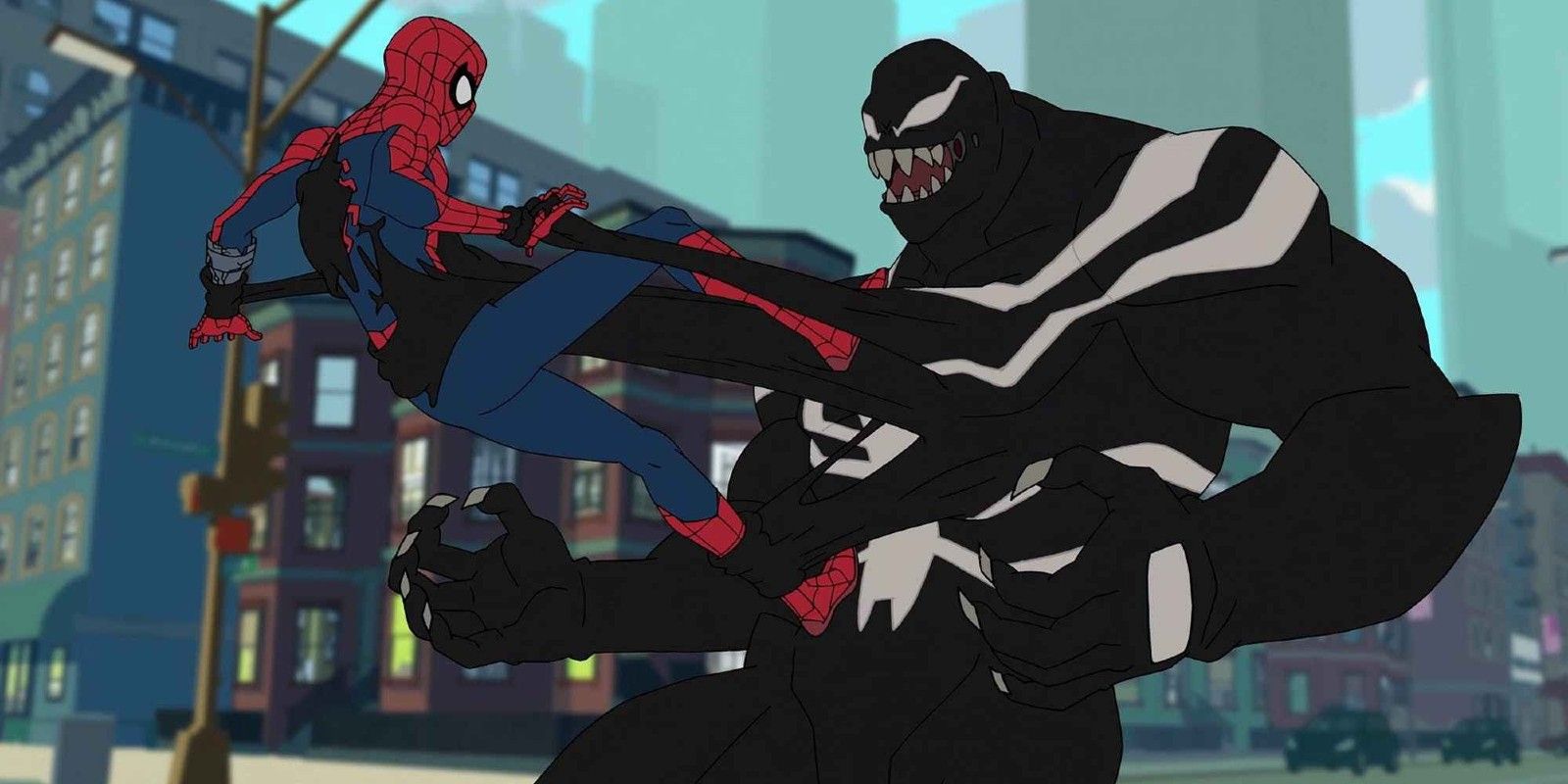 Spider-Man vs Venom in Marvel's Spider-Man