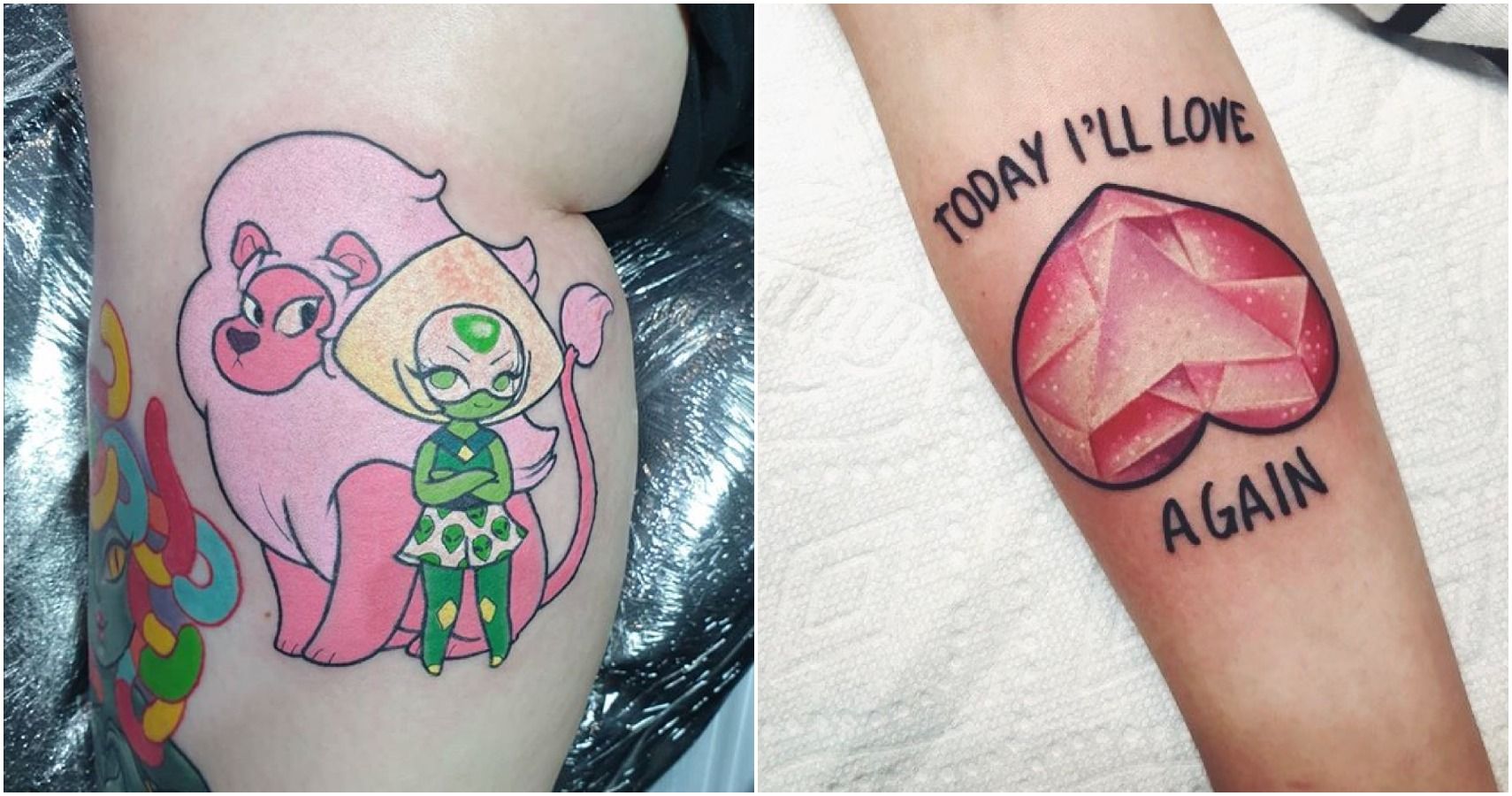 wanted to share some of the steven universe tattoo designs I finished today  for my portfolio hope you like them   rstevenuniverse