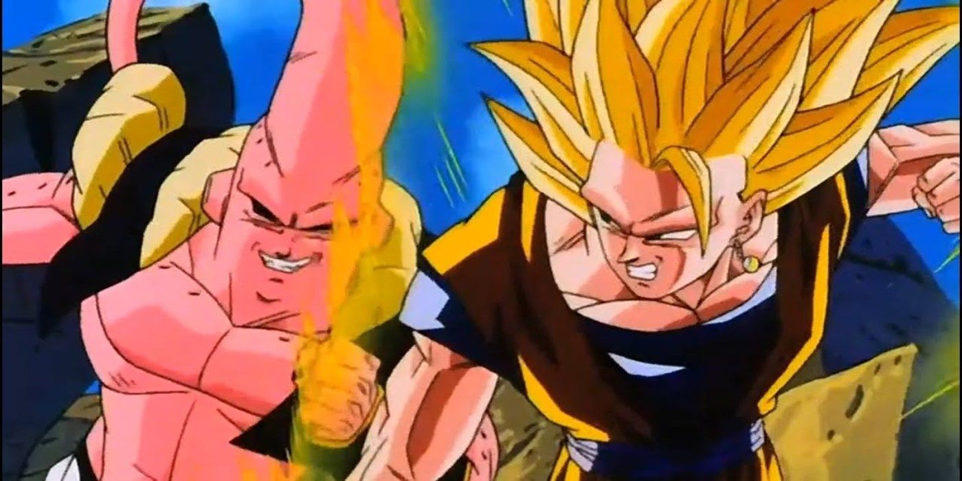 Anime Super Saiyan 3 Goku vs Buutenks