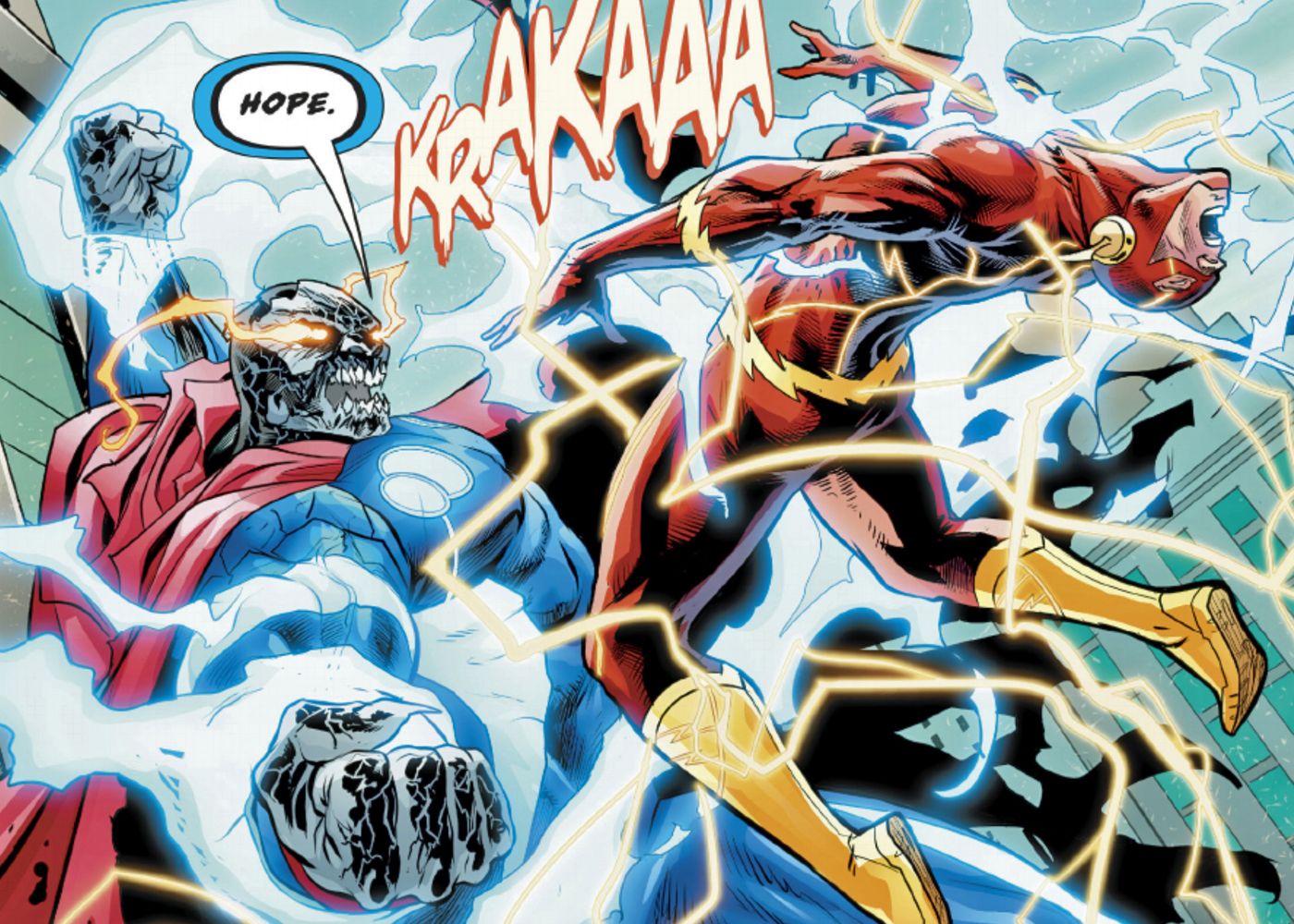The Flash Paradox fight