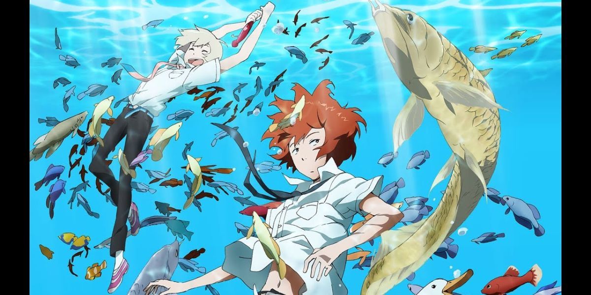 Anime Fish White Transparent, River Fishing Anime, Man, Boy, Leafs PNG  Image For Free Download