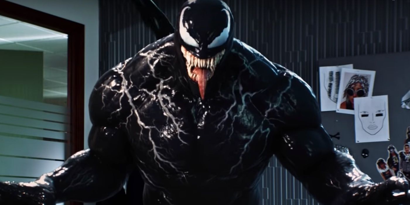 Venom looking big and violent