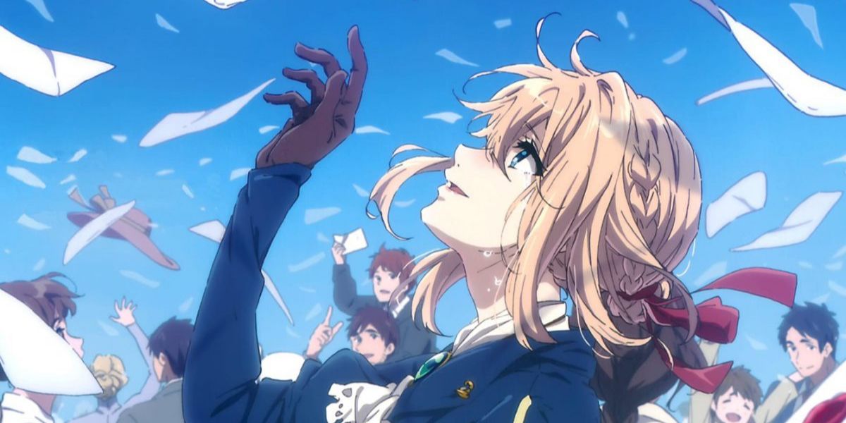 Violet is touched by beauty in Violet Evergarden: The Movie