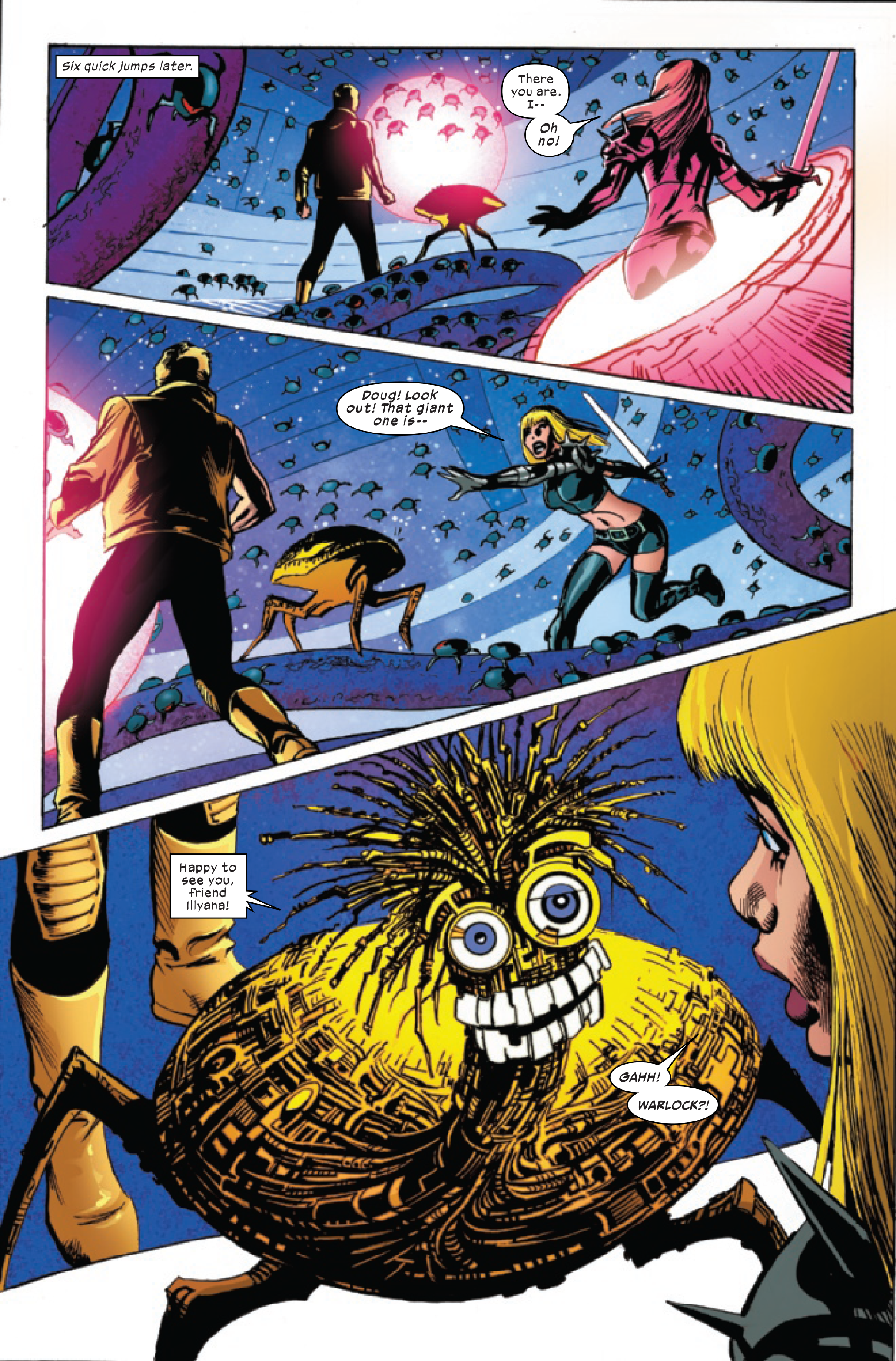 Warlock appears in Giant Size X-Men: Nightcrawler #1
