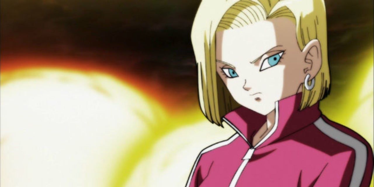 Android 18 in Dragon Ball.