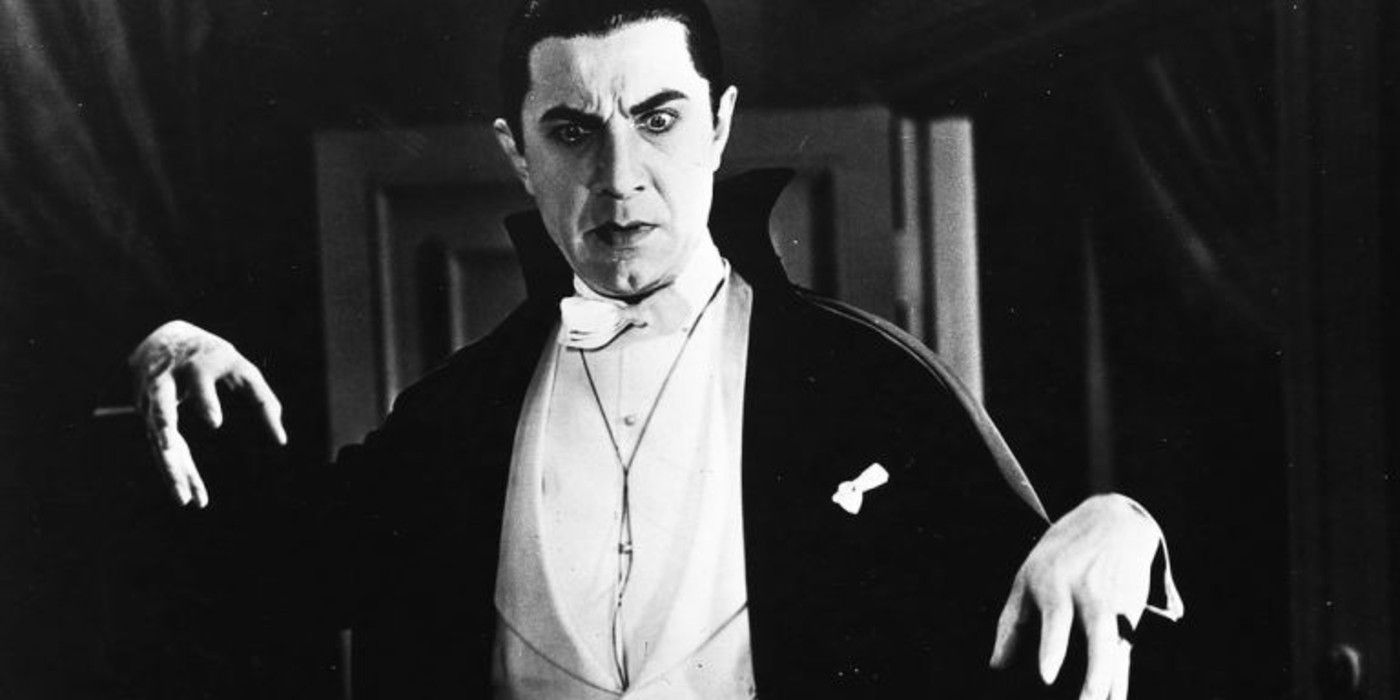 Bela Lugosi gives a menacing glare as Count Dracula in 1931's Dracula