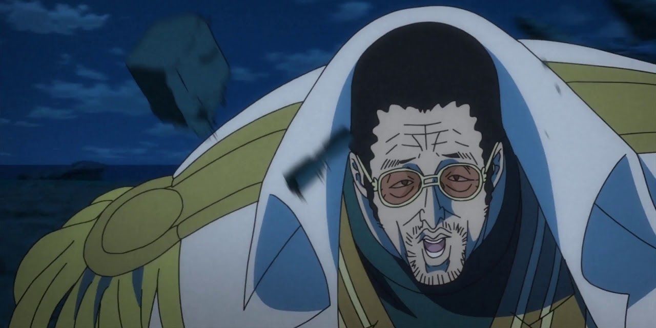 Borsalino, better known as Marine Admiral Kizaru, during the events of one piece