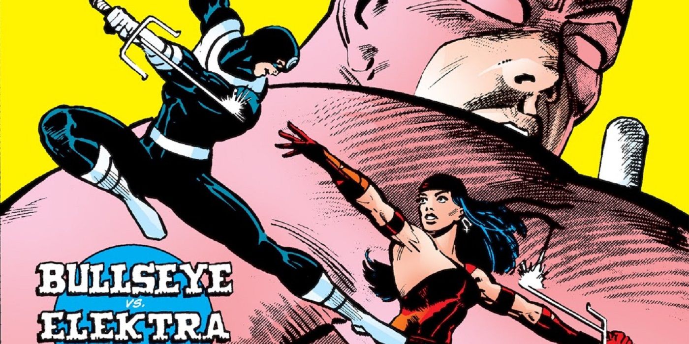 Bullseye and Elektra face off in Daredevil #181