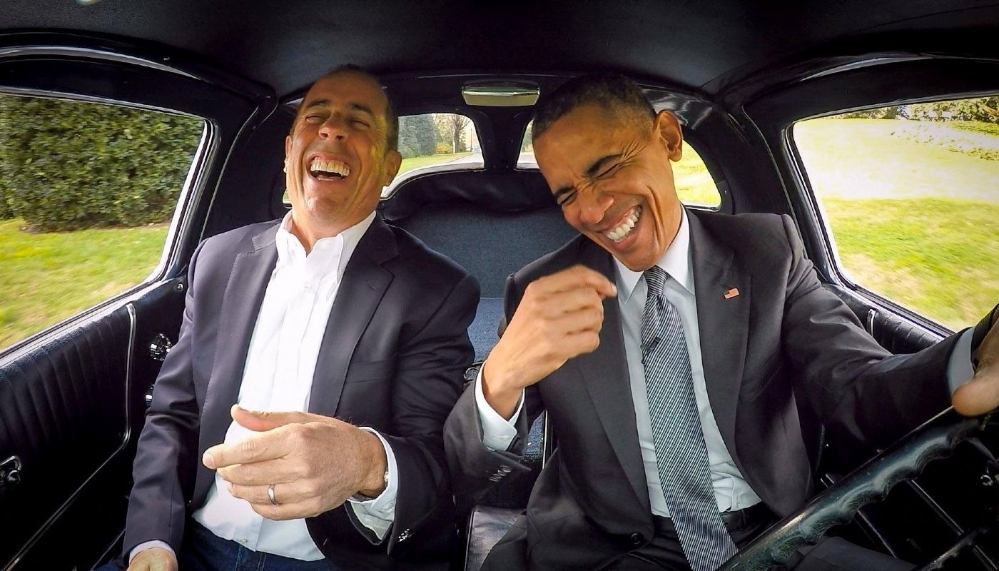 Jerry Seinfeld and Barak Obama on Comedians in Cars Getting coffee