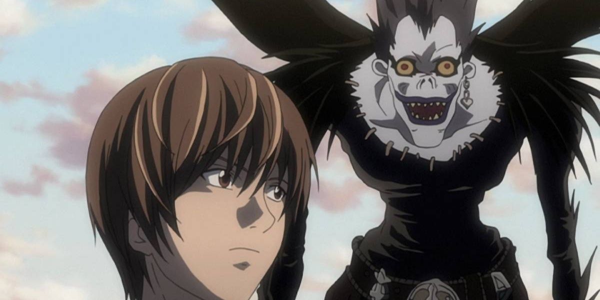 ryuk and kira, death note, anime style, manga, concept | Stable Diffusion