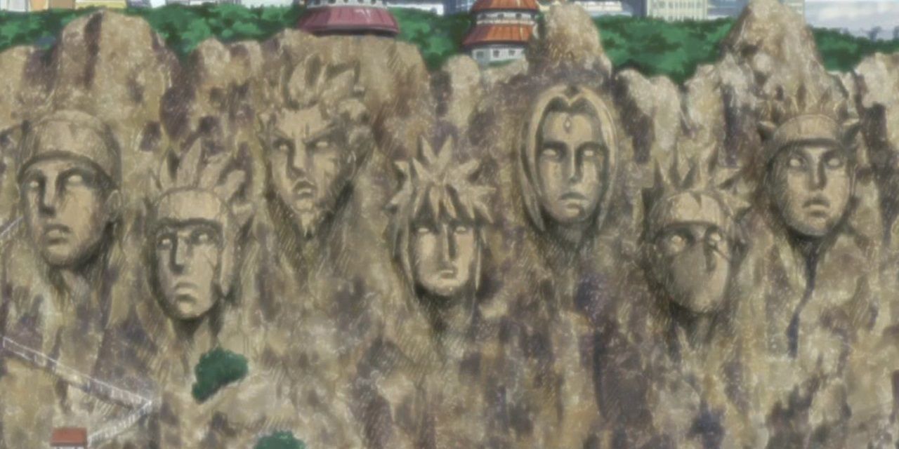 stone faces konohagakure