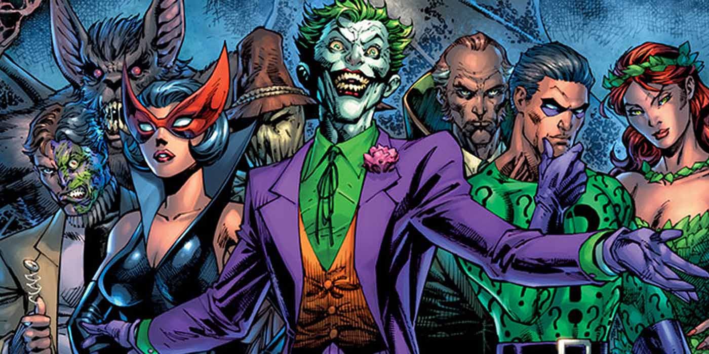 Joker Leads Batman's Rogues in Jim Lee's 80th Anniversary Decade Variant