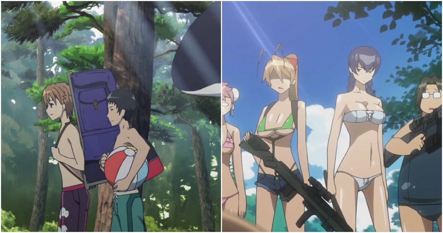 High School Of The Dead Porn - Spring Break: The 10 Best Beach Episodes In Anime History