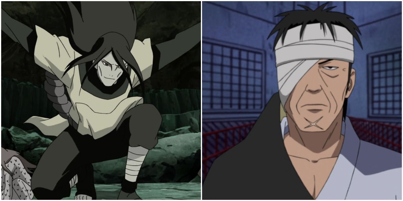 Naruto villains Orochimaru Danzo