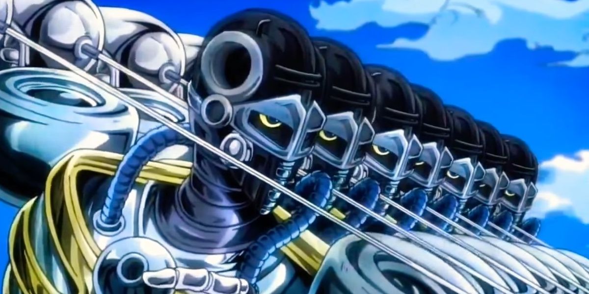 Silver Chariot's afterimages after dropping its armor in Jojo's Bizarre Adventure.
