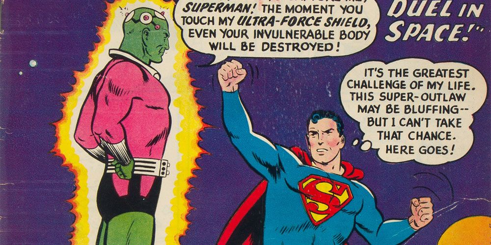 Superman meets Brainiac for the first time in DC Comics