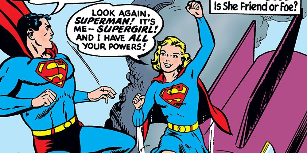 Superman meets Supergirl in DC Comics' Action Comics 252