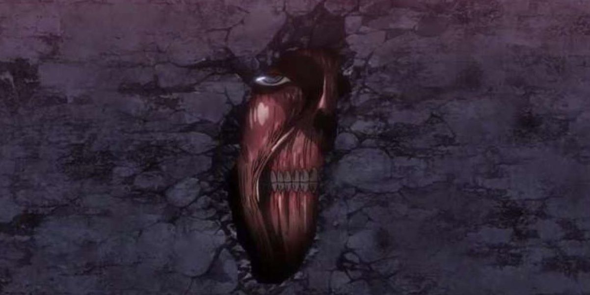 Colossal Titan inside of the wall (Attack On Titan)