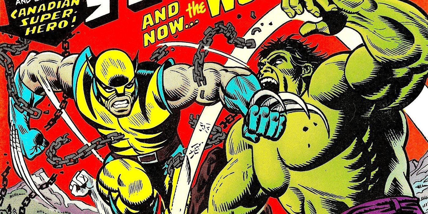 Wolverine's debut fighting the Hulk in Marvel Comics