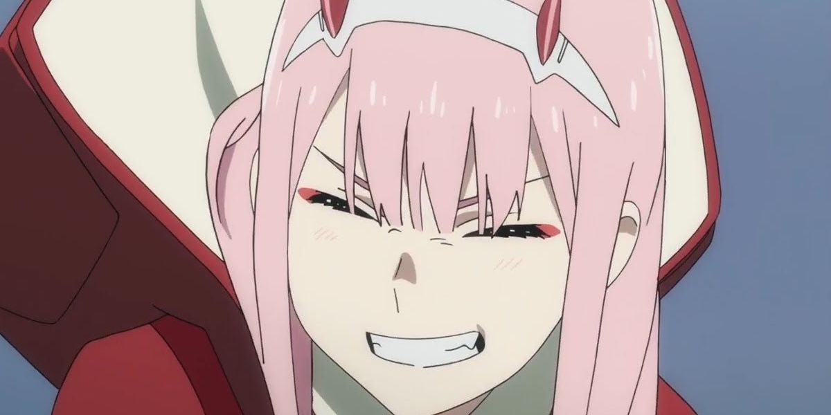 Zero Two in Darling and the Franxx.