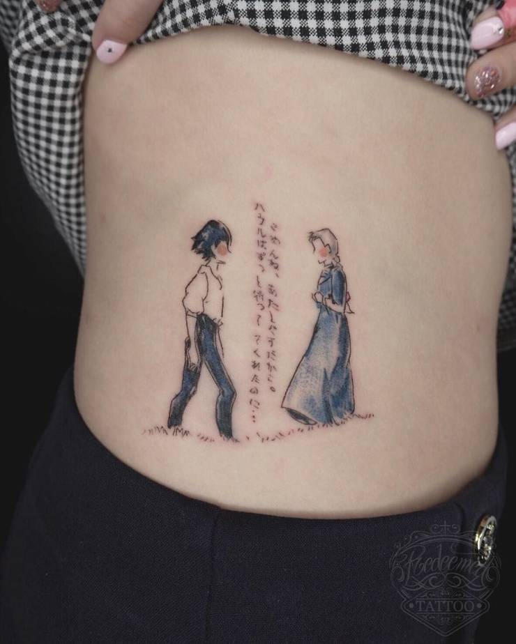 Howl S Moving Castle 10 Best Fan Tattoos Based Off The Studio Ghibli Movie Howl S Moving Castle 10 Best Fan Tattoos Based Off The Studio Ghibli Movie
