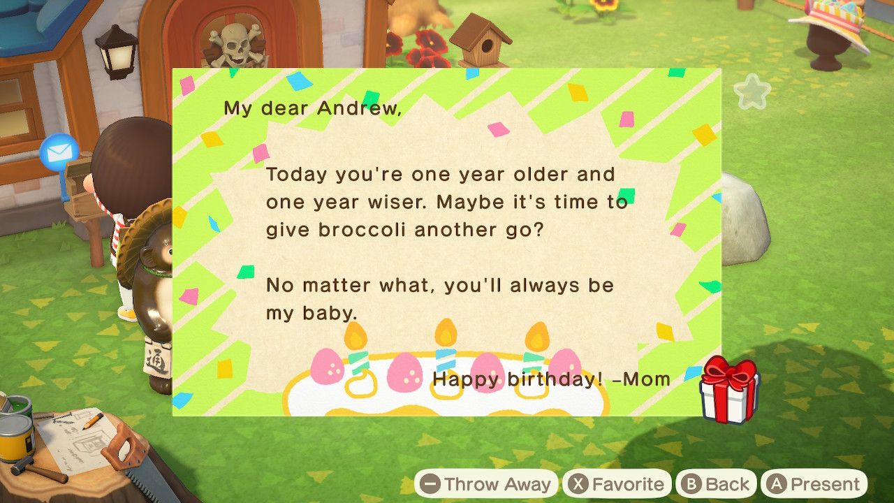 Animal Crossing Everything That Happens On a Players Birthday