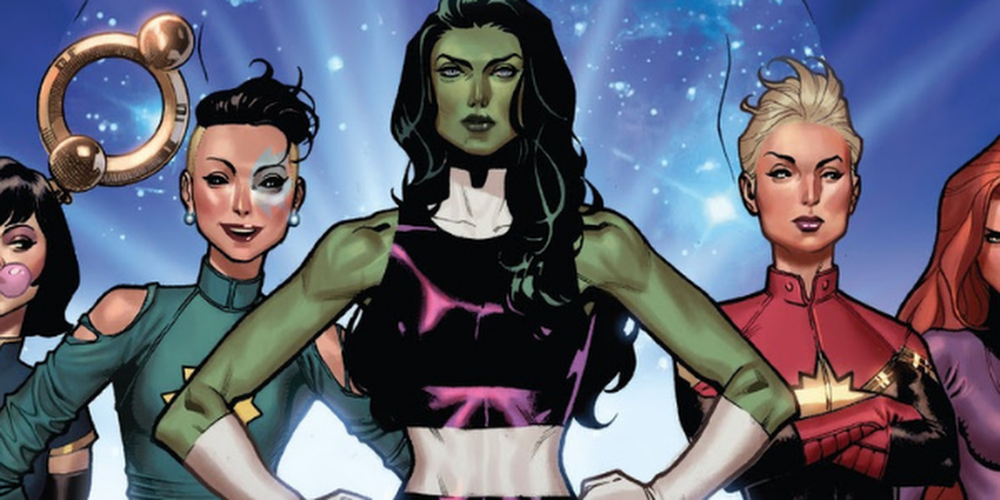 She-Hulk leads the first all-female Avengers lineup