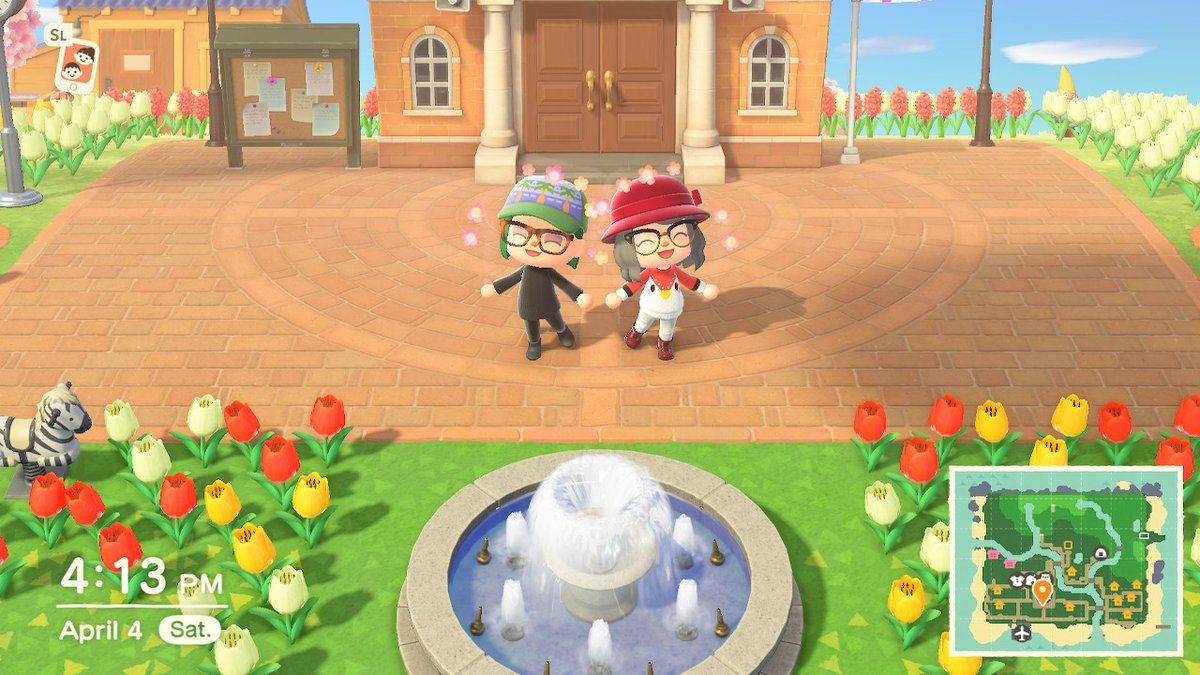 Residents can play together in Animal Crossing: New Horizons