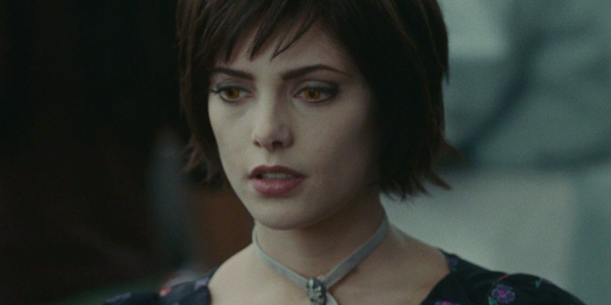 Alice Cullen has a vision in Twilight.