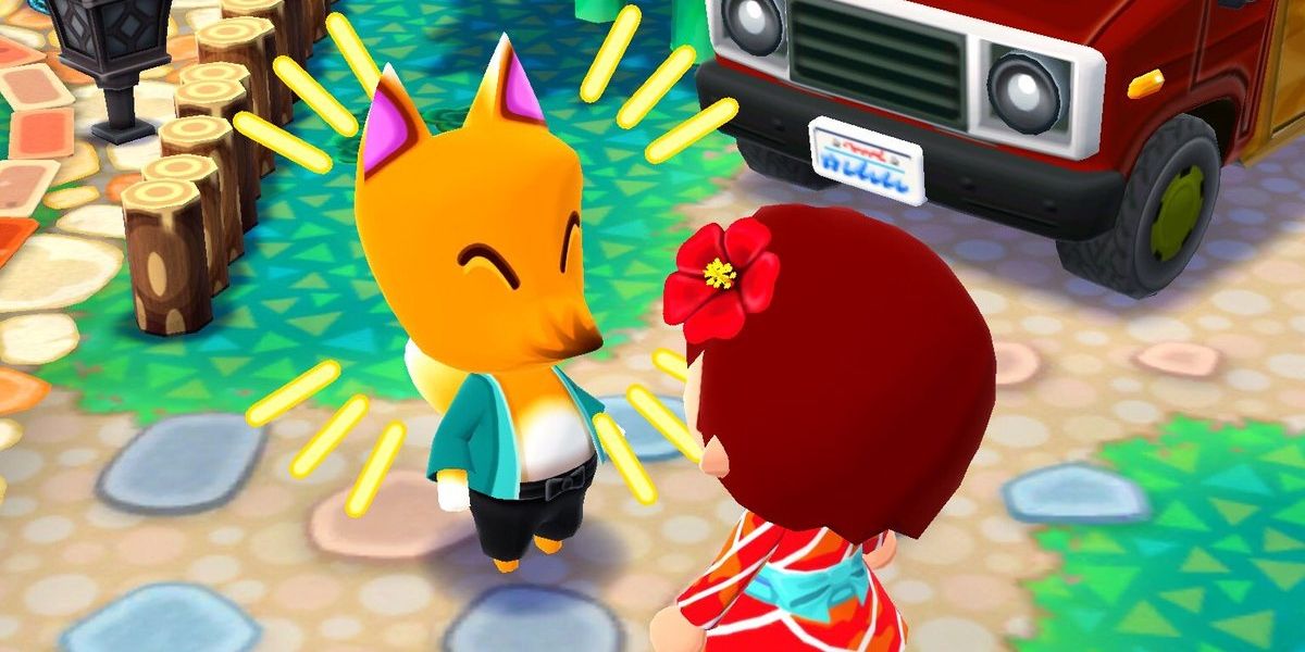 Crazy Redd faz vendas em Animal Crossing: Pocket Camp