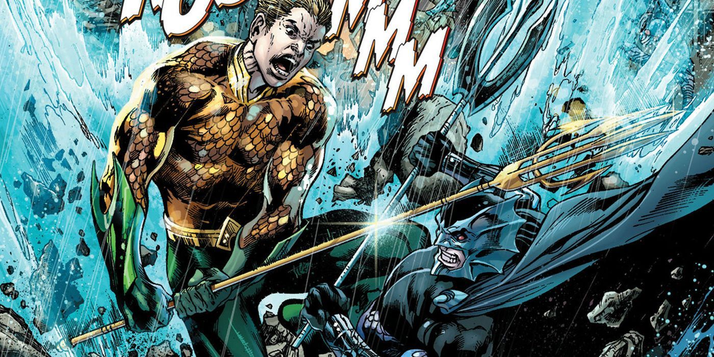 Aquaman fighting his brother, Ocean Master