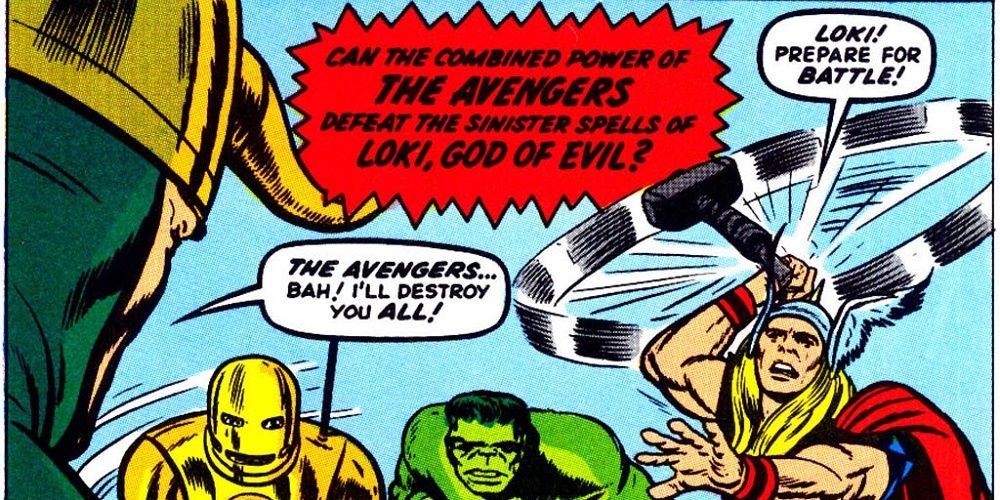 Loki meeting the Avengers