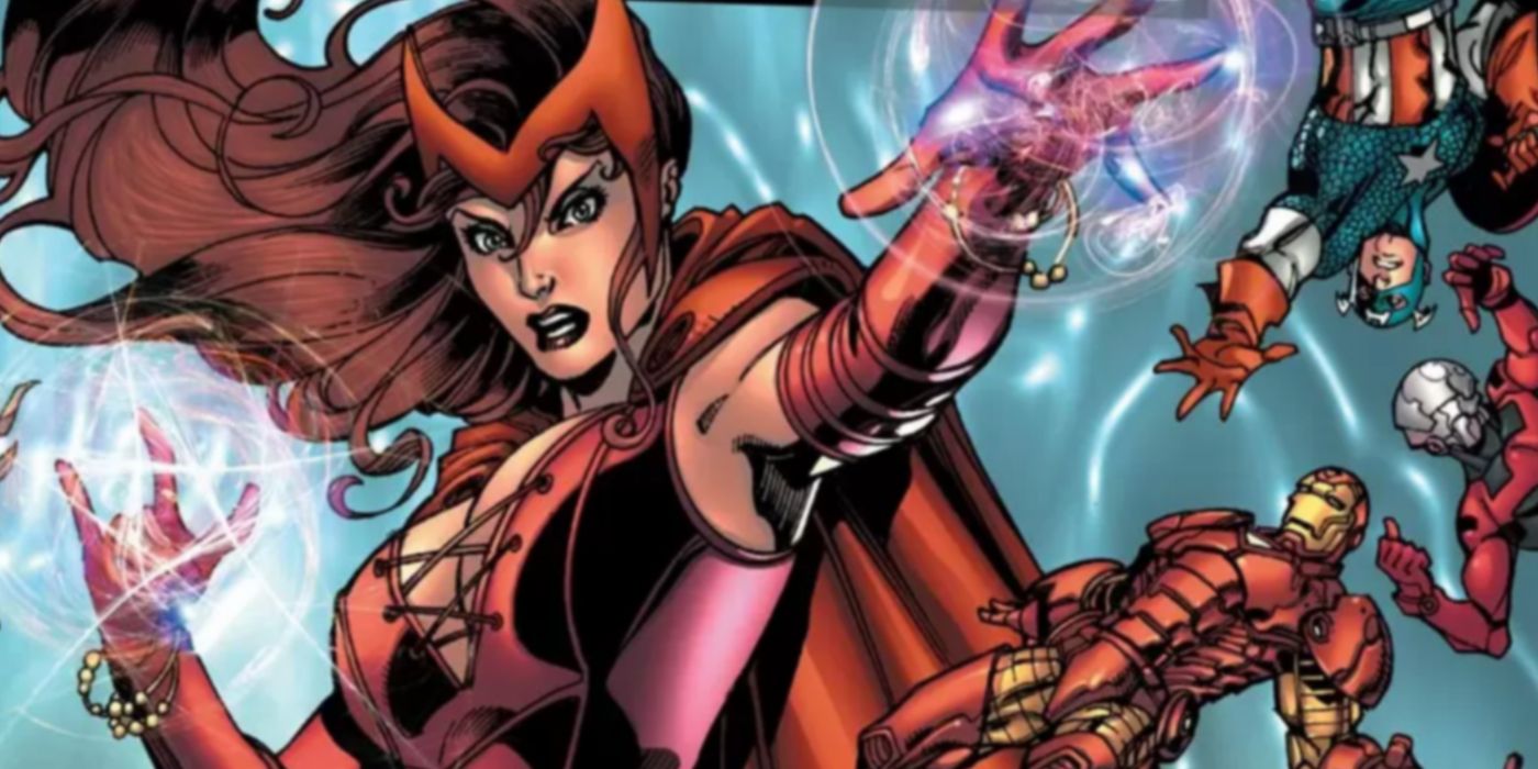 Scarlet Witch disassembles The Avengers in Marvel Comics