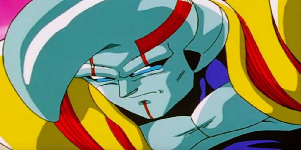 Baby, in his adult Perfect Form, sad in Dragon Ball GT.