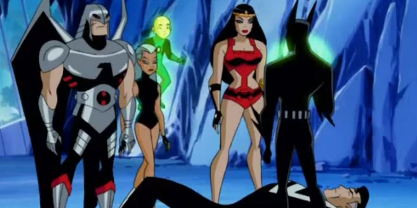 Batman Beyond With The Justice League Of The Future