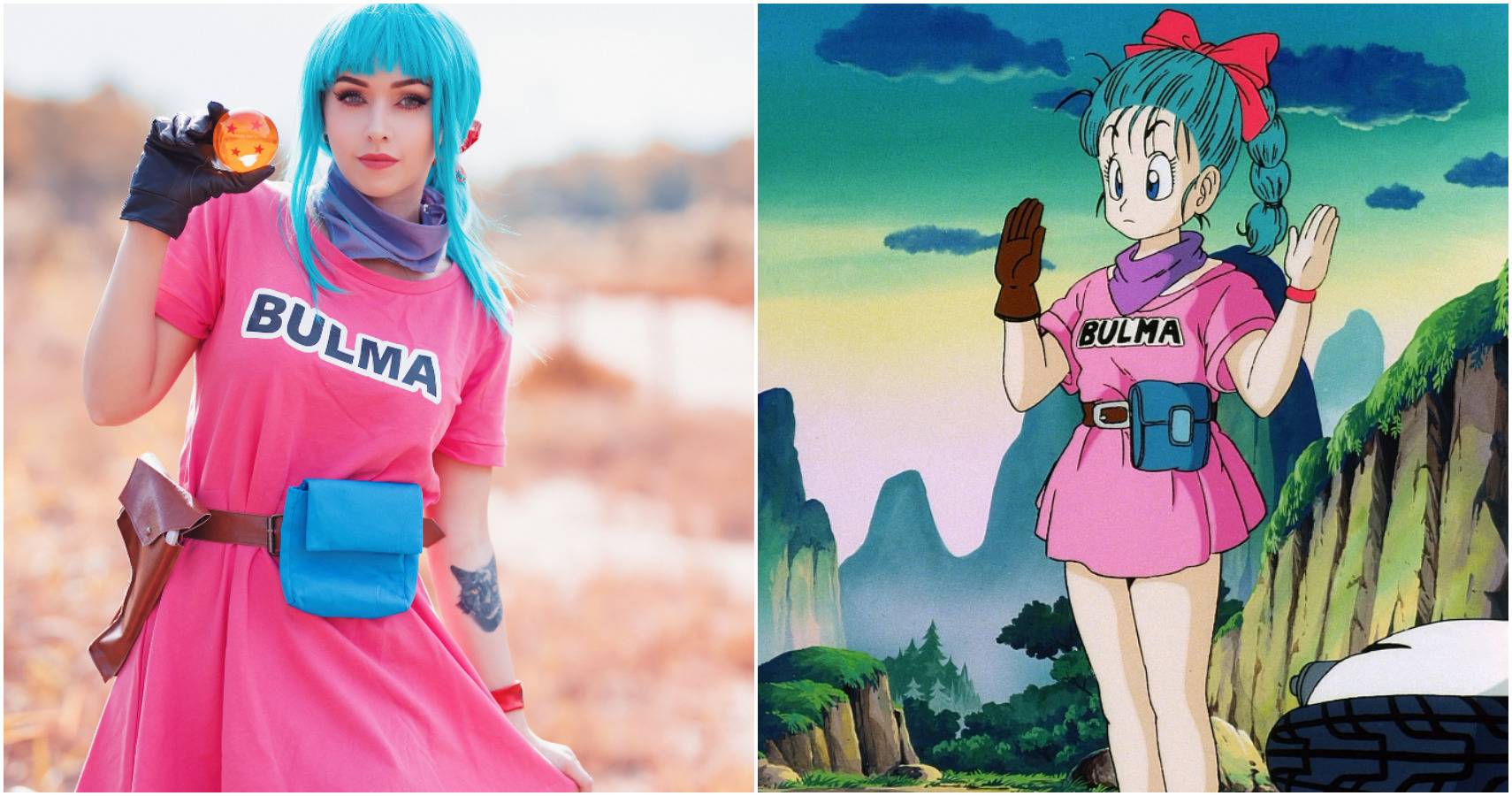 Bulma pink outfit