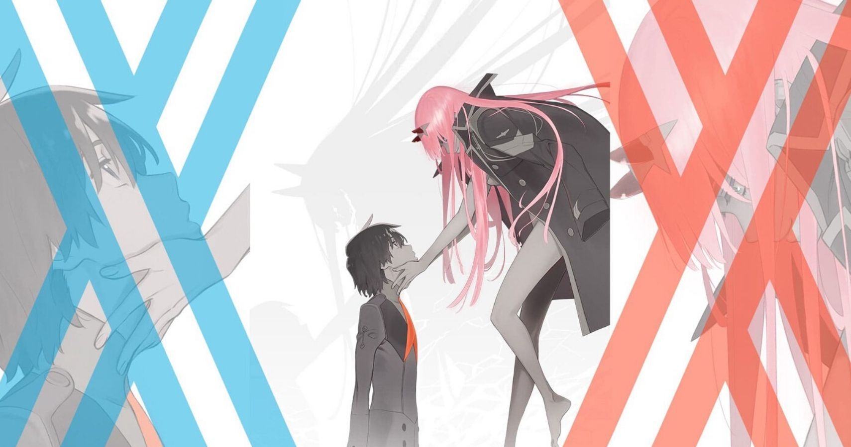 Darling In The Frankxx, Zero Two, Hiro, main character, characters