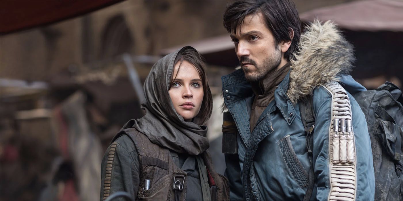 Cassian Andor and Jyn Erso Rogue One