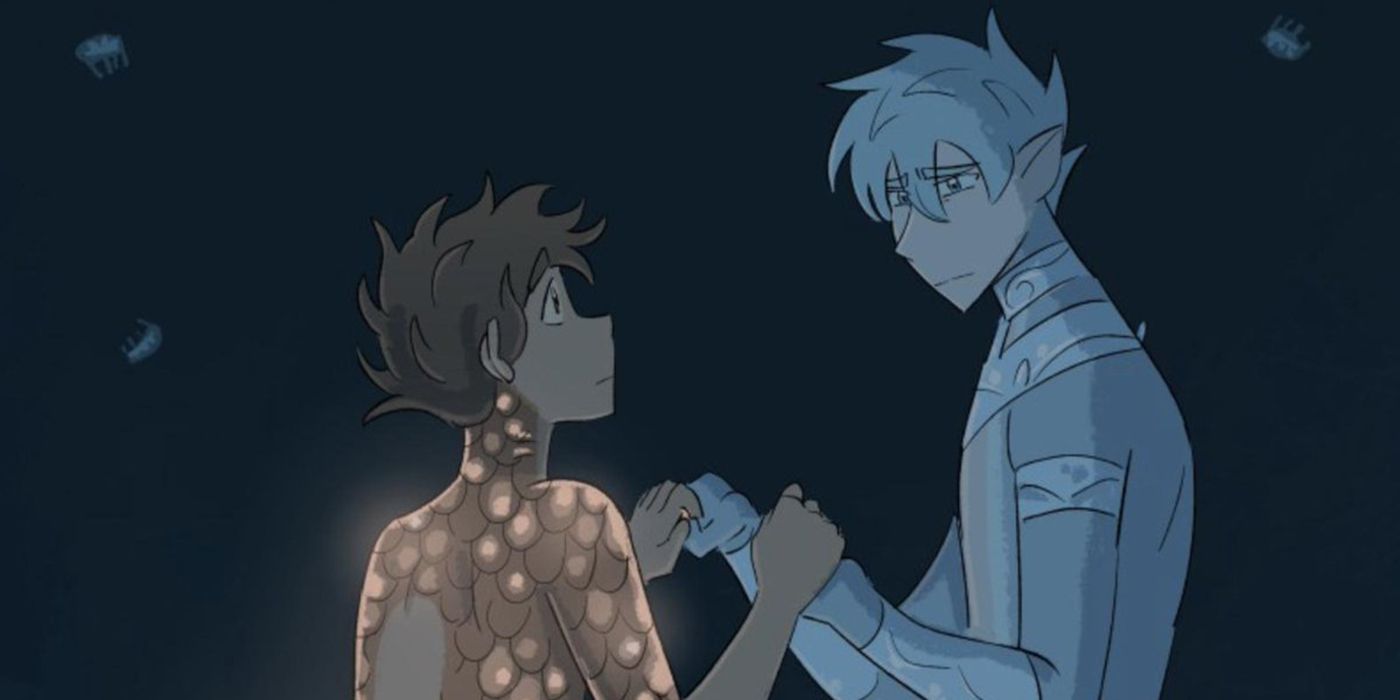 An image from the webtoon Castle Swimmer.