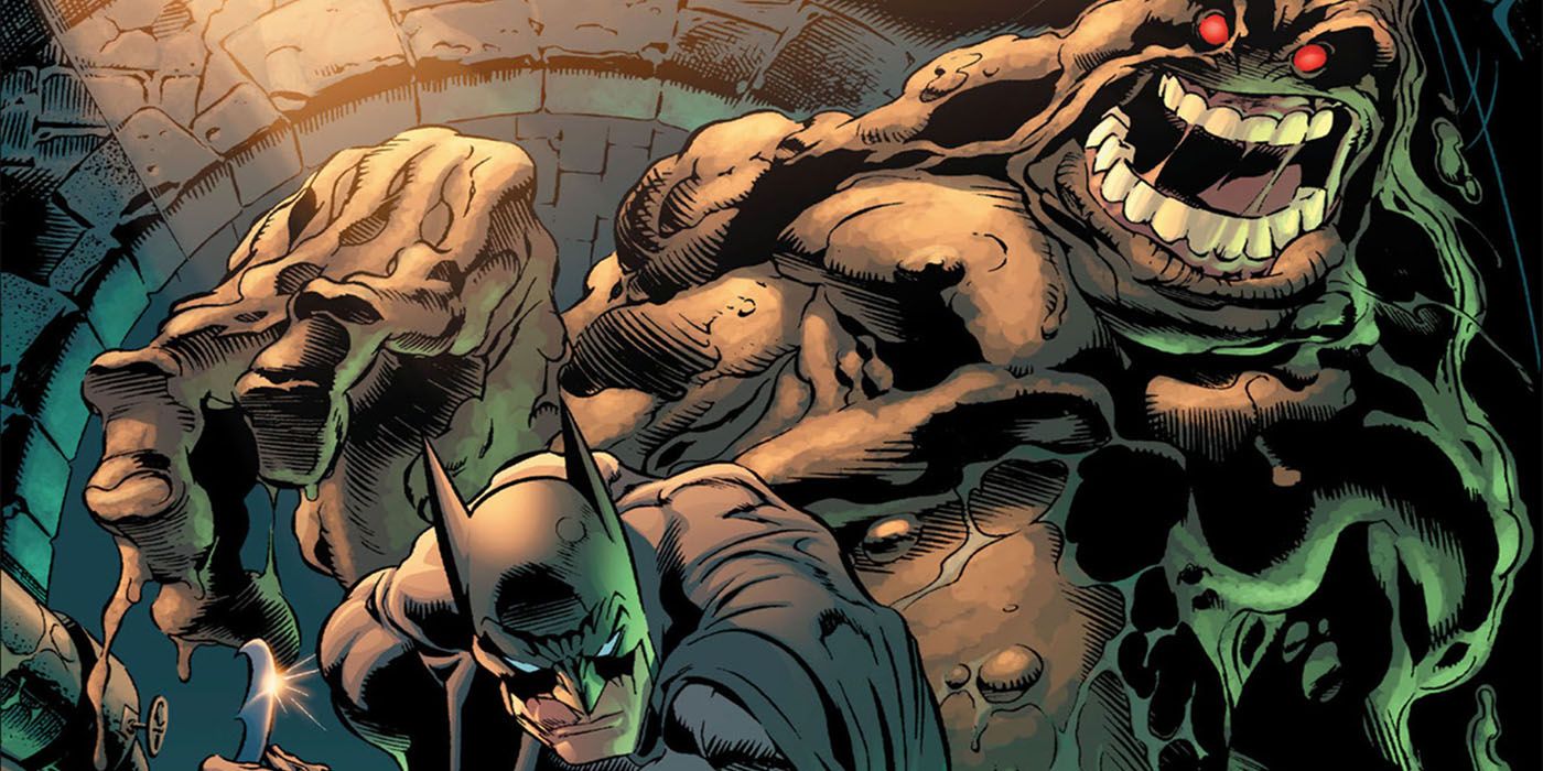 Batman and Johnny Williams' Clayface has a fight