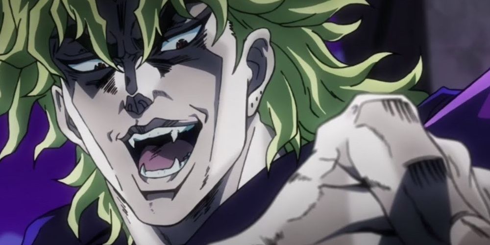 Dio with fangs