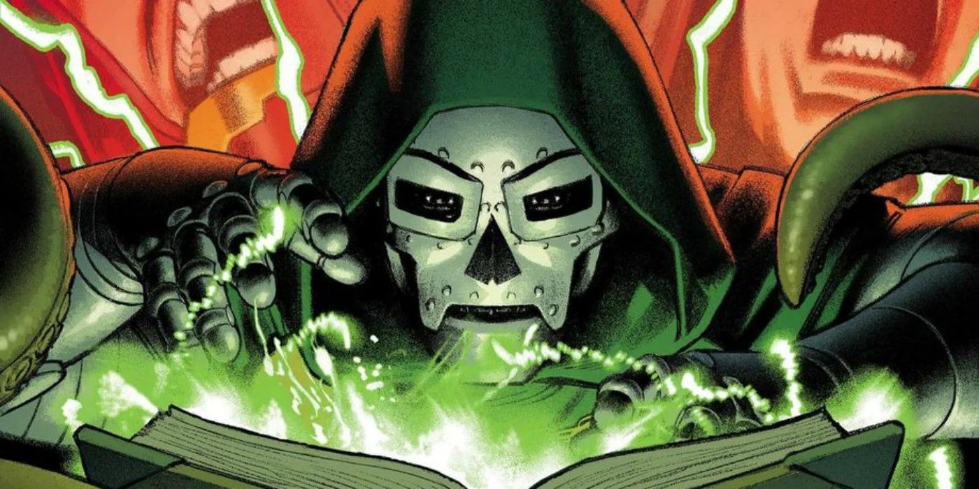 Doctor Doom And A Spell Book