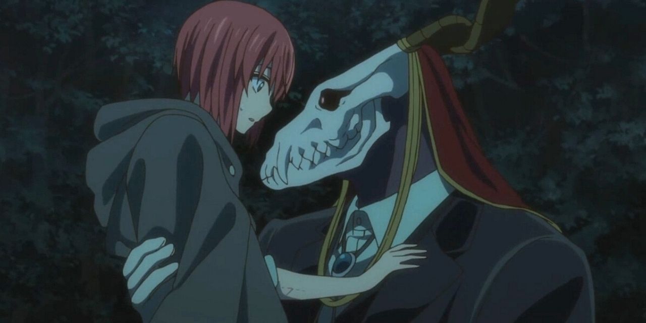 Elias holding up Chise in The Ancient Magus' Bride.