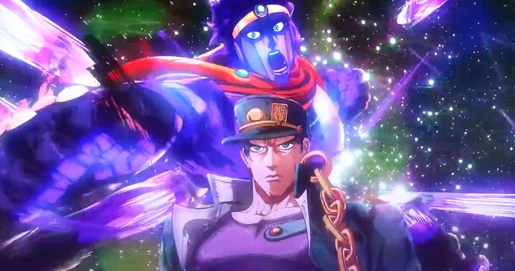 star platinum over heaven barrage and time stop concept