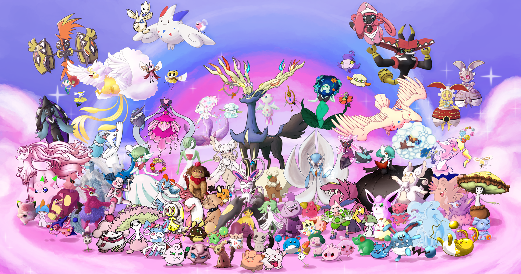 Fairy type pokemon, All pokemon types, Type pokemon