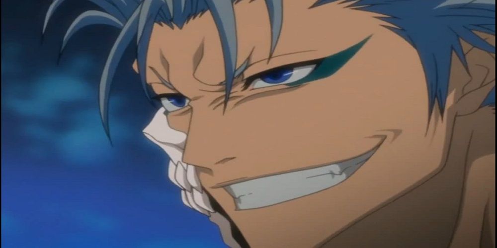 Grimmjow leering in Bleach