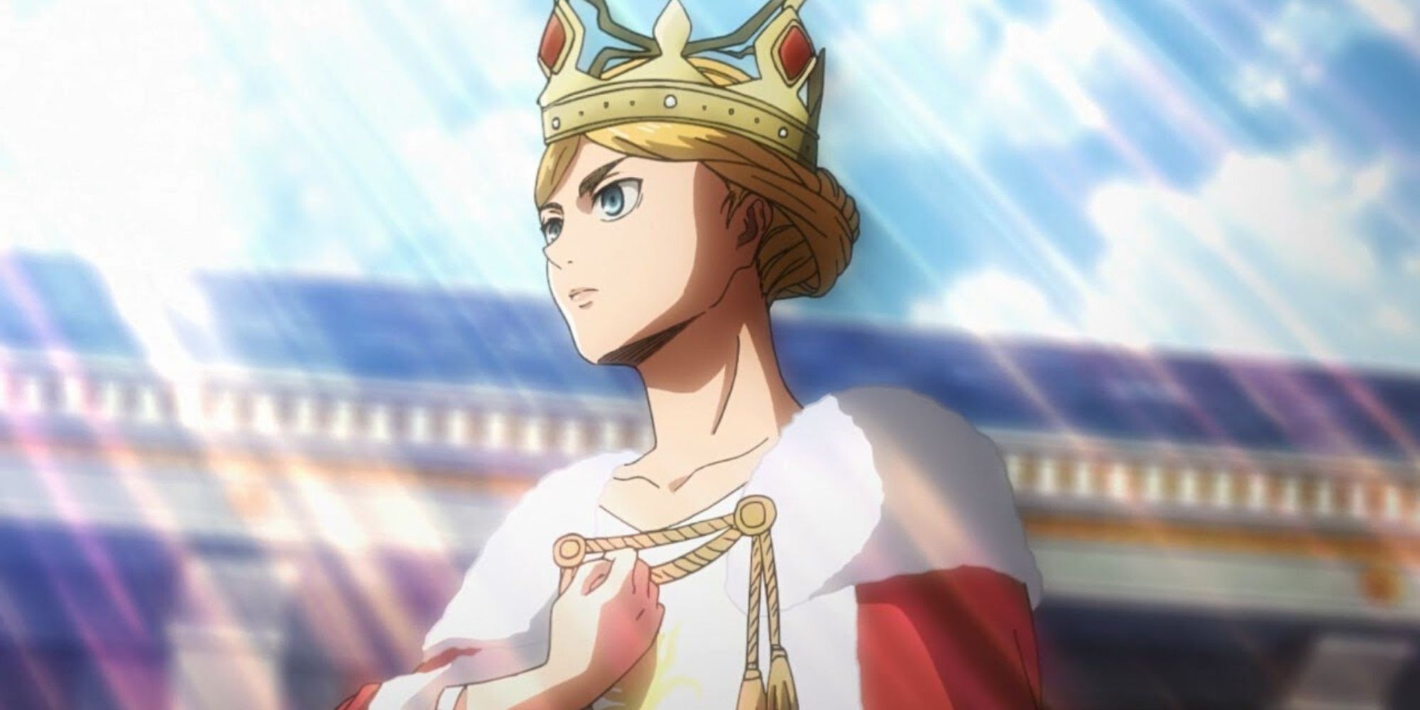 Historia reiss crowned in Attack on Titan