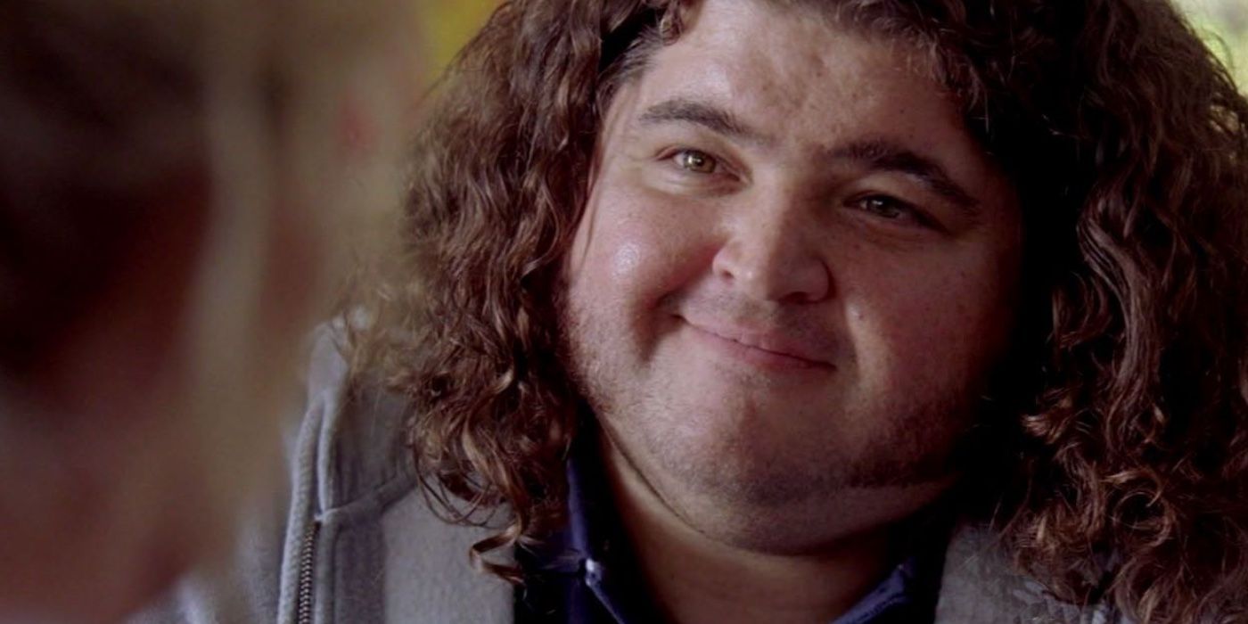 Hurley smiling in Lost