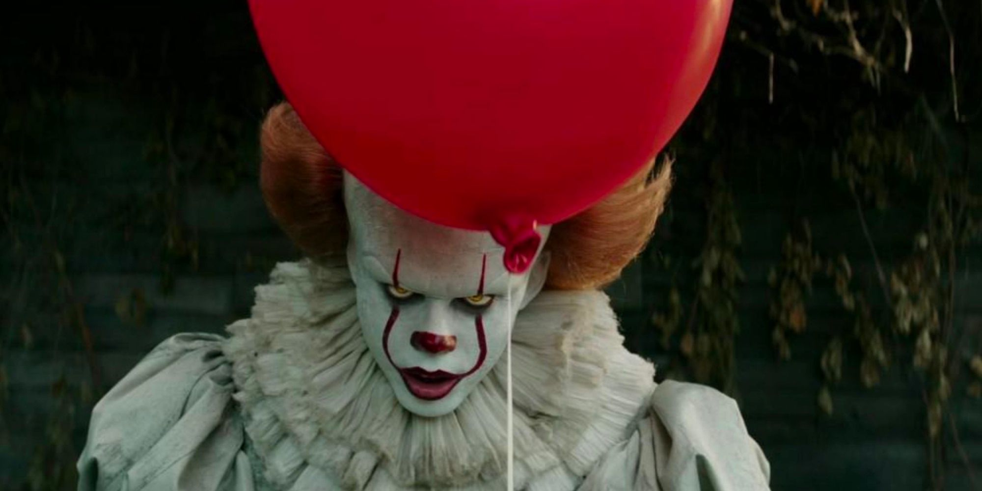 Pennywise the Clown in Stephen King's IT (2017).