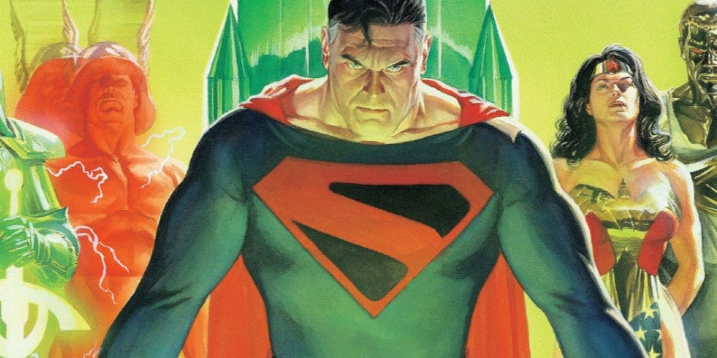 Superman and his Justice League in Kingdom Come